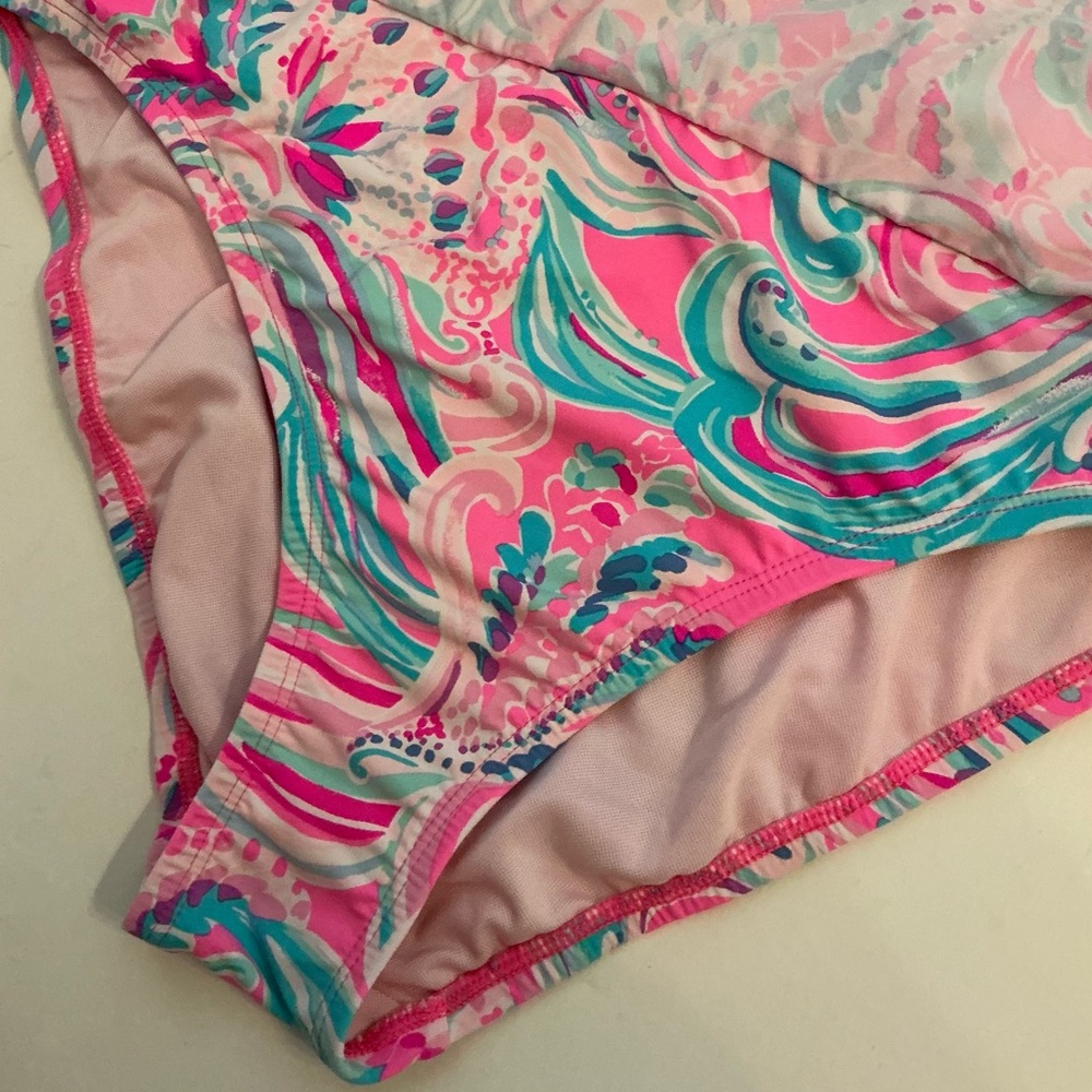 LILLY PULITZER, Women’s Calah Skirted Bikini Bottom, Size 12 - Picture 8 of 15